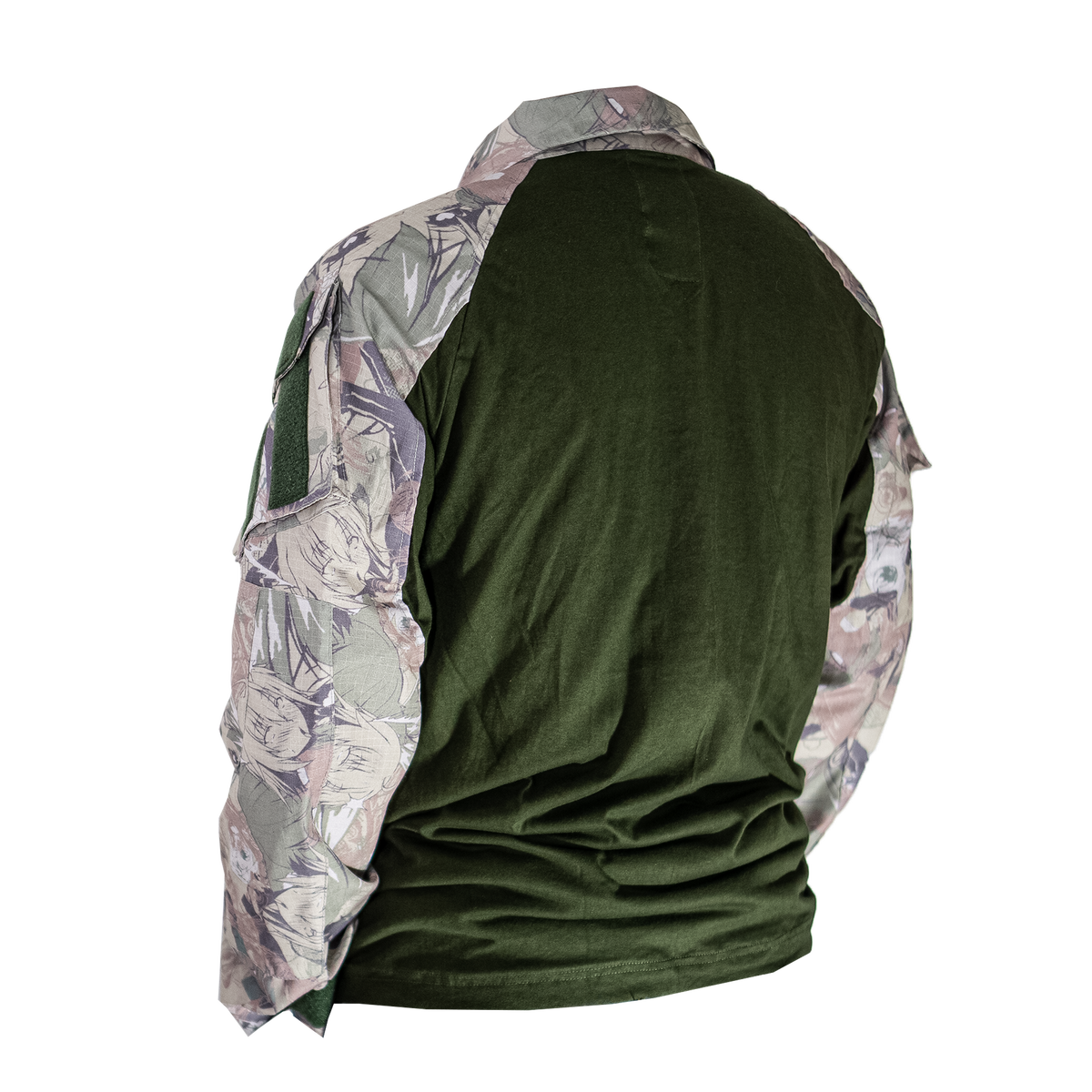 【IONSEOUL】Haifa camo V-neck over T-shirt 4JH539 S6657319537e44bfa9e255ec92c8f7