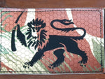 Rhodesian Lion and Tusk Printed IR Reflective Patch
