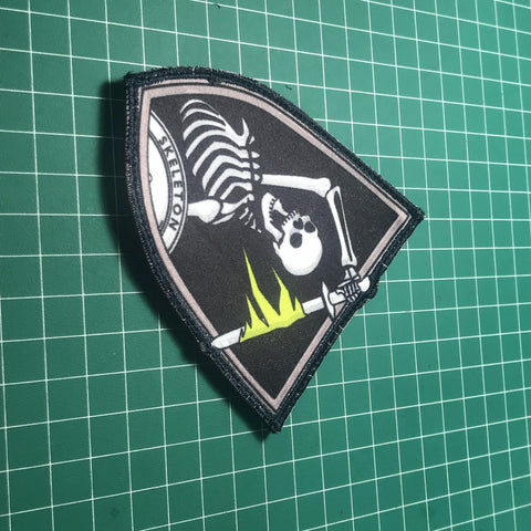Skeleton Unit Patch Skeleton Squadron Patch – Vajra Concepts