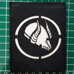 Night Nine Laser Cut Patch - BW